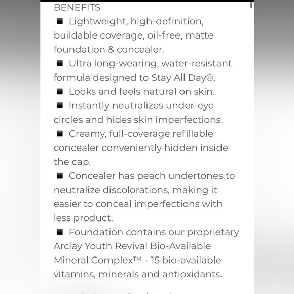 New stila stay all day foundation & concealer - Picture 7 of 7